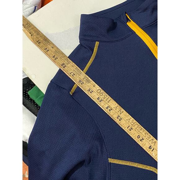 Men's Under Armour Large Navy Quarter-Zip Jacket Pullover EUC Unworn - Picture 4 of 11